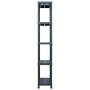 Plastic shelving 125 kg 60x30x180 cm black by vidaXL, Industrial shelving - Ref: Foro24-45674, Price: 67,22 €, Discount: %