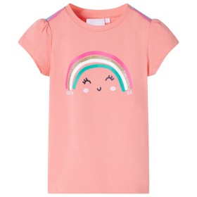 Hellkorallenfarbenes Kinder-T-Shirt 116 von , Kinder-T-Shirts - Ref: Foro24-11116, Preis: 7,99 €, Rabatt: %