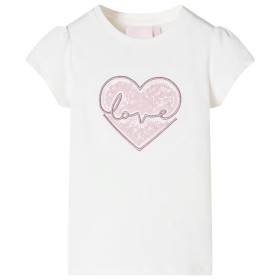 Ecru children's t-shirt 140 by , Kids T-shirts - Ref: Foro24-10483, Price: 8,99 €, Discount: %