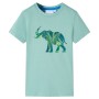 Light khaki children's t-shirt 116 by , Kids T-shirts - Ref: Foro24-12291, Price: 7,99 €, Discount: %