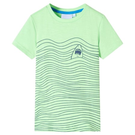 Camiseta infantil verde neón 92 de , Camisetas para niños - Ref: Foro24-12314, Precio: 9,99 €, Descuento: %