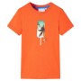 Camiseta infantil naranja oscuro 128 de , Camisetas para niños - Ref: Foro24-12377, Precio: 9,35 €, Descuento: %