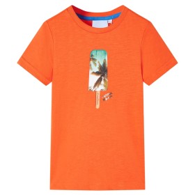 Dunkelorangefarbenes Kinder-T-Shirt 104 von , Kinder-T-Shirts - Ref: Foro24-12375, Preis: 9,99 €, Rabatt: %