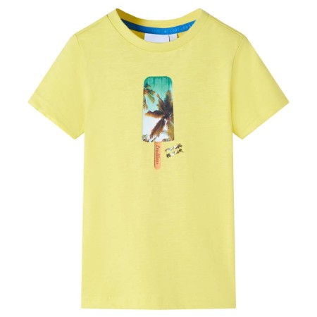 Camiseta infantil amarillo 128 de , Camisetas para niños - Ref: Foro24-12382, Precio: 9,35 €, Descuento: %