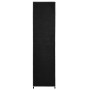 Armario con 4 compartimentos negro 175x45x170 cm de vidaXL, Armarios roperos - Ref: Foro24-282445, Precio: 50,99 €, Descuento: %