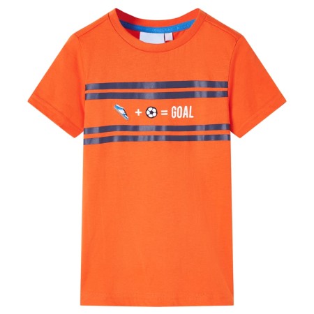 Camiseta infantil naranja oscuro 92 de , Camisetas para niños - Ref: Foro24-12444, Precio: 9,99 €, Descuento: %