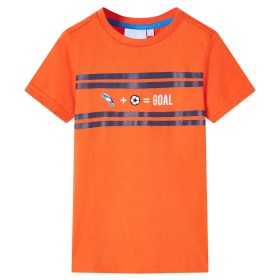 Camiseta infantil naranja oscuro 116 de , Camisetas para niños - Ref: Foro24-12446, Precio: 7,99 €, Descuento: %