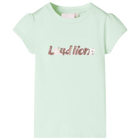 Soft Green Cap Sleeve Children's T-shirt 128 by , Kids T-shirts - Ref: Foro24-10642, Price: 7,88 €, Discount: %