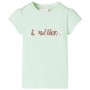 Soft Green Cap Sleeve Children's T-shirt 128 by , Kids T-shirts - Ref: Foro24-10642, Price: 7,88 €, Discount: %