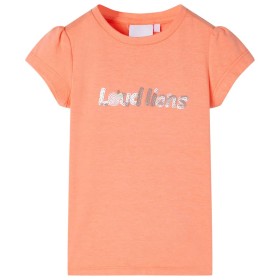 Camiseta infantil de manga casquillo naranja neón 92 de , Camisetas para niños - Ref: Foro24-10654, Precio: 9,99 €, Descuento: %