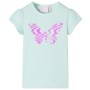 Children's cap sleeve t-shirt light mint 116 by , Kids T-shirts - Ref: Foro24-10836, Price: 8,01 €, Discount: %