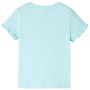 Camiseta infantil de manga corta verde agua 92 de , Camisetas para niños - Ref: Foro24-10689, Precio: 9,99 €, Descuento: %