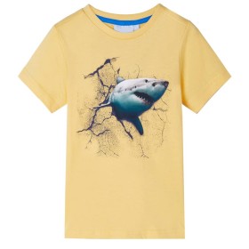 Camiseta infantil amarillo 104 de , Camisetas para niños - Ref: Foro24-11805, Precio: 8,99 €, Descuento: %