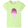 Camiseta infantil amarillo neón 116 de , Camisetas para niños - Ref: Foro24-10711, Precio: 8,22 €, Descuento: %