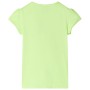 Camiseta infantil amarillo neón 116 de , Camisetas para niños - Ref: Foro24-10711, Precio: 8,22 €, Descuento: %