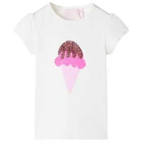 Camiseta infantil color crudo 140 de , Camisetas para niños - Ref: Foro24-10718, Precio: 9,99 €, Descuento: %