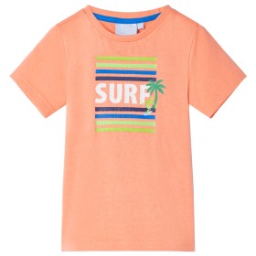 Camiseta infantil naranja neón 140 de , Camisetas para niños - Ref: Foro24-11783, Precio: 7,99 €, Descuento: %