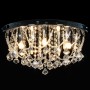 Ceiling lamp with round silver crystals 4 G9 bulbs by vidaXL, Lamps - Ref: Foro24-281583, Price: 94,79 €, Discount: %