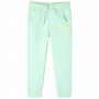 Pantalones de chándal infantiles verde brillante 140 de , Pantalones de niños - Ref: Foro24-11923, Precio: 15,88 €, Descuento: %