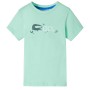 Camiseta infantil de manga corta verde claro 128 de , Camisetas para niños - Ref: Foro24-12092, Precio: 9,99 €, Descuento: %