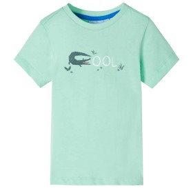 Light green short-sleeved children's t-shirt 128 by , Kids T-shirts - Ref: Foro24-12092, Price: 9,99 €, Discount: %