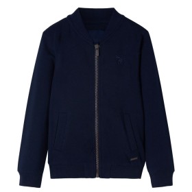 Children's sweatshirt with navy blue zipper 140 by , Kids T-shirts - Ref: Foro24-11968, Price: 16,99 €, Discount: %