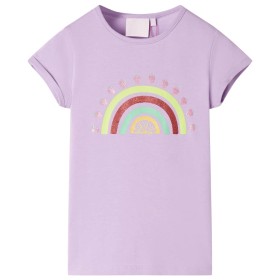 Camiseta infantil lila 104 de , Camisetas para niños - Ref: Foro24-10730, Precio: 8,99 €, Descuento: %