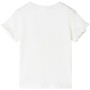 Ecru children's t-shirt 116 by , Kids T-shirts - Ref: Foro24-10801, Price: 9,99 €, Discount: %