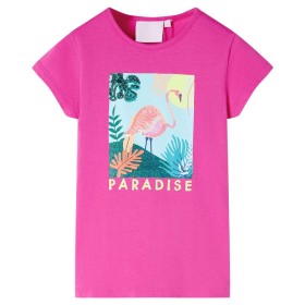 Camiseta infantil rosa oscuro 104 de , Camisetas para niños - Ref: Foro24-11135, Precio: 9,99 €, Descuento: %