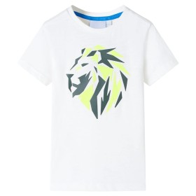 Ecrufarbenes Kinder-T-Shirt 92 von , Kinder-T-Shirts - Ref: Foro24-12129, Preis: 9,99 €, Rabatt: %