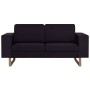 2 seater black fabric sofa by vidaXL, Sofas - Ref: Foro24-281389, Price: 321,01 €, Discount: %