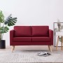 2-seater sofa in red wine-colored fabric by vidaXL, Sofas - Ref: Foro24-281363, Price: 285,66 €, Discount: %