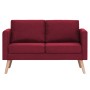 2-seater sofa in red wine-colored fabric by vidaXL, Sofas - Ref: Foro24-281363, Price: 285,66 €, Discount: %