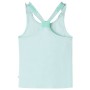 Light mint green children's tank top 128 by , Kids T-shirts - Ref: Foro24-10527, Price: 9,99 €, Discount: %