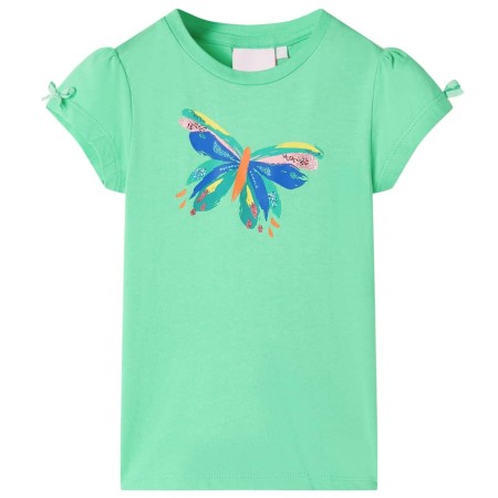 Camiseta infantil verde claro 128 de , Camisetas para niños - Ref: Foro24-11007, Precio: 8,13 €, Descuento: %