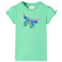 Camiseta infantil verde claro 128 de , Camisetas para niños - Ref: Foro24-11007, Precio: 8,13 €, Descuento: %