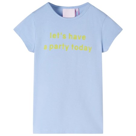 Light blue children's t-shirt 128 by , Kids T-shirts - Ref: Foro24-11087, Price: 8,99 €, Discount: %