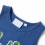 Camiseta de tirantes infantil azul oscuro melange 104 de , Camisetas para niños - Ref: Foro24-12490, Precio: 7,56 €, Descuent...