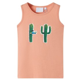 Camiseta de tirantes infantil naranja claro 116 de , Camisetas para niños - Ref: Foro24-12501, Precio: 7,99 €, Descuento: %