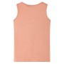 Camiseta de tirantes infantil naranja claro 116 de , Camisetas para niños - Ref: Foro24-12501, Precio: 7,56 €, Descuento: %