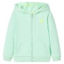 Sudadera infantil con capucha y cremallera verde brillante 140 de , Camisetas para niños - Ref: Foro24-11898, Precio: 17,86 €...