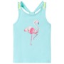 Camiseta de tirantes infantil verde menta claro 128 de , Camisetas para niños - Ref: Foro24-11142, Precio: 8,99 €, Descuento: %