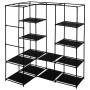 Black corner cabinet 130x87x169 cm by vidaXL, Wardrobes - Ref: Foro24-282449, Price: 54,28 €, Discount: %