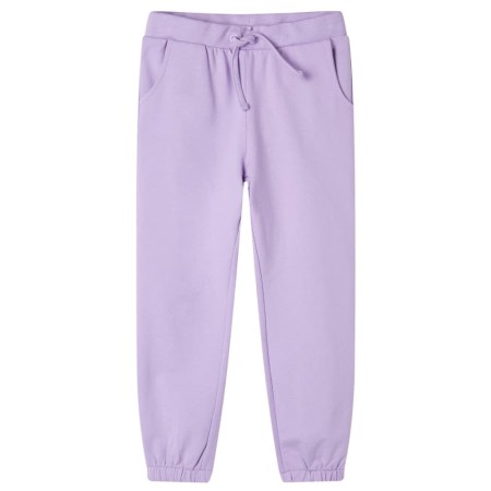 Pantalones de chándal infantiles color lila 140 de , Pantalones de niños - Ref: Foro24-10538, Precio: 11,43 €, Descuento: %