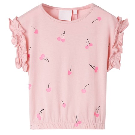 Camiseta infantil rosa claro 116 de , Camisetas para niños - Ref: Foro24-11451, Precio: 9,12 €, Descuento: %