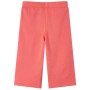 Pantalón infantil con perneras anchas coral 128 de , Pantalones de niños - Ref: Foro24-11047, Precio: 10,38 €, Descuento: %