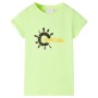 Camiseta infantil amarillo neón 128 de , Camisetas para niños - Ref: Foro24-11177, Precio: 9,12 €, Descuento: %