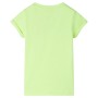 Camiseta infantil amarillo neón 128 de , Camisetas para niños - Ref: Foro24-11177, Precio: 9,12 €, Descuento: %