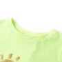 Camiseta infantil amarillo neón 104 de , Camisetas para niños - Ref: Foro24-11175, Precio: 9,12 €, Descuento: %