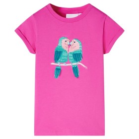 Dunkelrosa Kinder-T-Shirt 116 von , Kinder-T-Shirts - Ref: Foro24-11206, Preis: 8,99 €, Rabatt: %